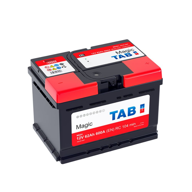 Аккумулятор TAB Magic 62 обр (LB2.0, низк)