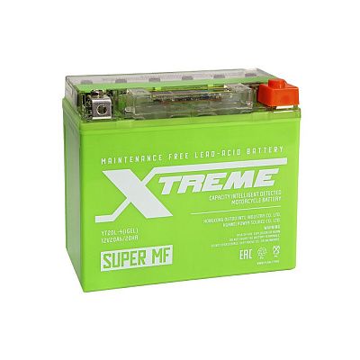 Мото аккумулятор Xtreme YT20L-4 iGEL (20Ah) фото 400x400