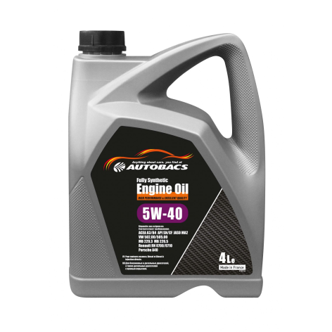 фото Autobacs Engine Oil FS 5w40 A3/B4/SN/CF 4л