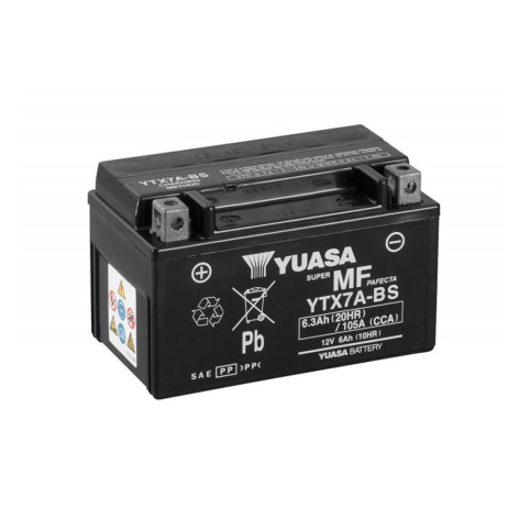фото Мото YUASA MF YTX7A-BS (CP)