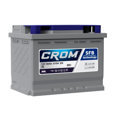 фото Аккумулятор CROM 60 пр (L2.1, 610А)