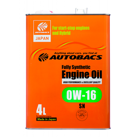 фото Autobacs Engine Oil FS 0w16 SN 4л