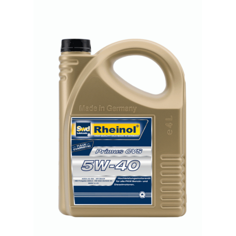 фото SWD Rheinol  Primus CVS 5W40 4л ACEA A3-/B4-12 API SN/CF