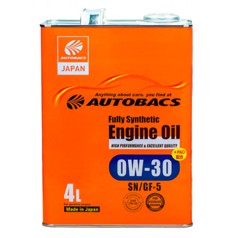 фото Autobacs Engine Oil FS 0w30 SN/GF-5+PAO 4л