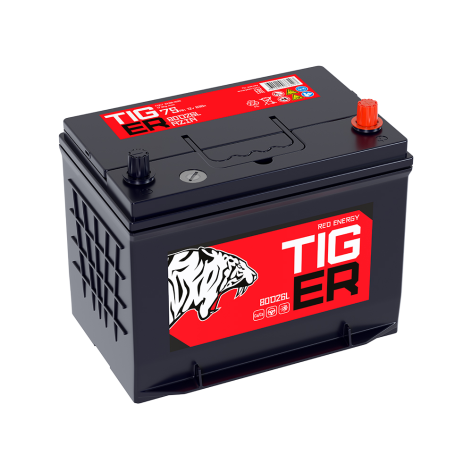 фото Аккумулятор TIGER Red Energy  75 обр (80D26L, PS)