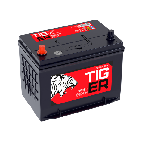фото Аккумулятор TIGER Red Energy  75 пр (80D26R, PS)