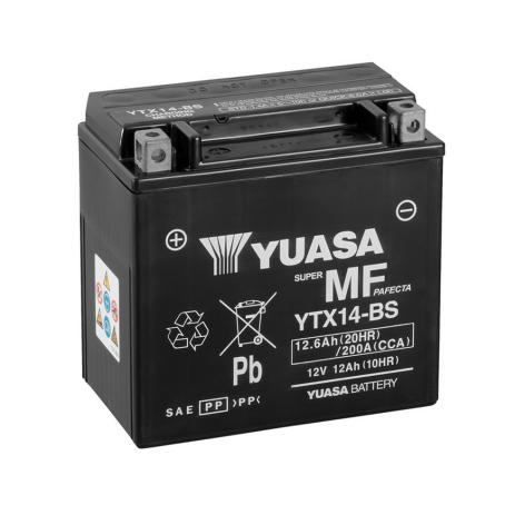 фото Мото YUASA MF YTX14-BS (CP)