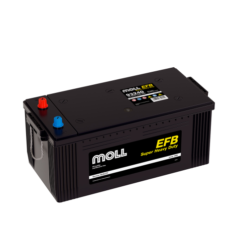 фото Аккумулятор MOLL EFB   240 обр (H52R, C.3, конус, 93240)
