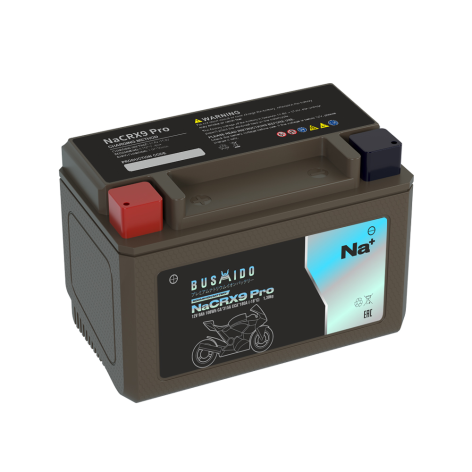 фото Мото BUSHIDO NaCRX9 pro (YTX9-BS, 9Ah) пр