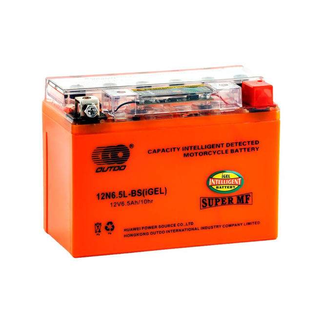 Мото аккумулятор 6,5Ah OUTDO 12N6,5L-BS iGEL