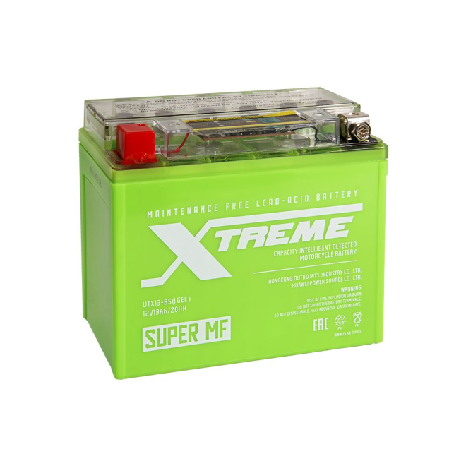 Мото аккумулятор Xtreme UTX13(YTX12)-BS iGEL (13Ah)