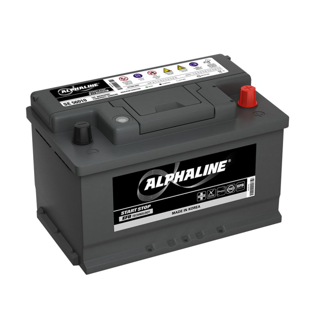 Аккумулятор ALPHALINE EFB 65 обр (LB3.0, низк, SE 56510)