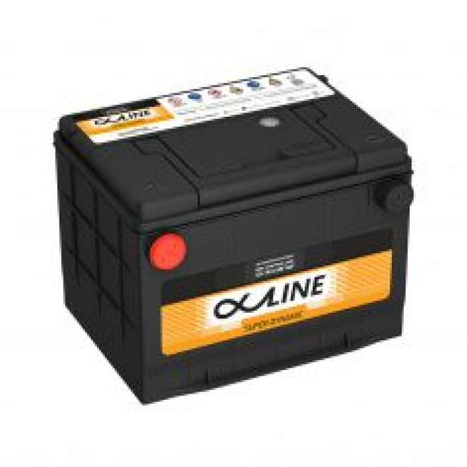 Аккумулятор ALPHALINE SD  75 (75-650, бок кл, D23R)