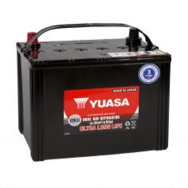 Автомобильный аккумулятор YUASA EFB 110D26L 74Ah