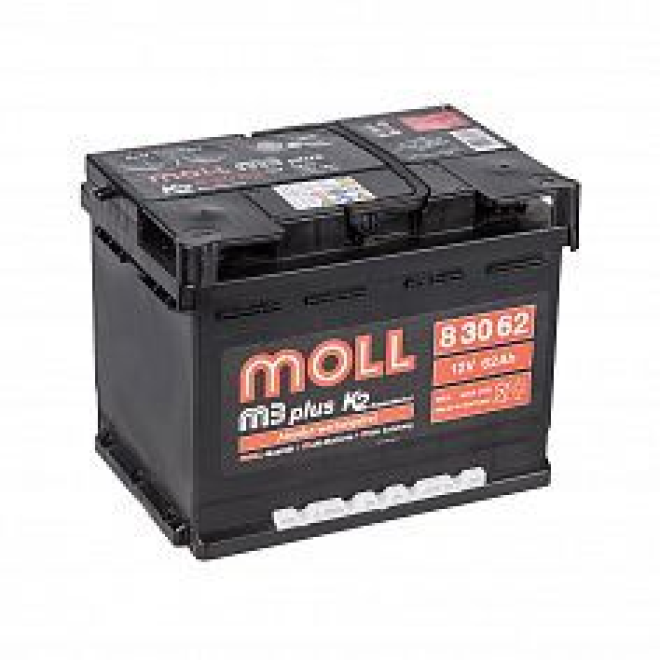 Автомобильный аккумулятор MOLL M3 plus 62.0