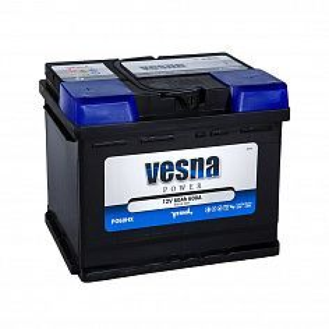 Автомобильный аккумулятор VESNA Power 60.0 L2