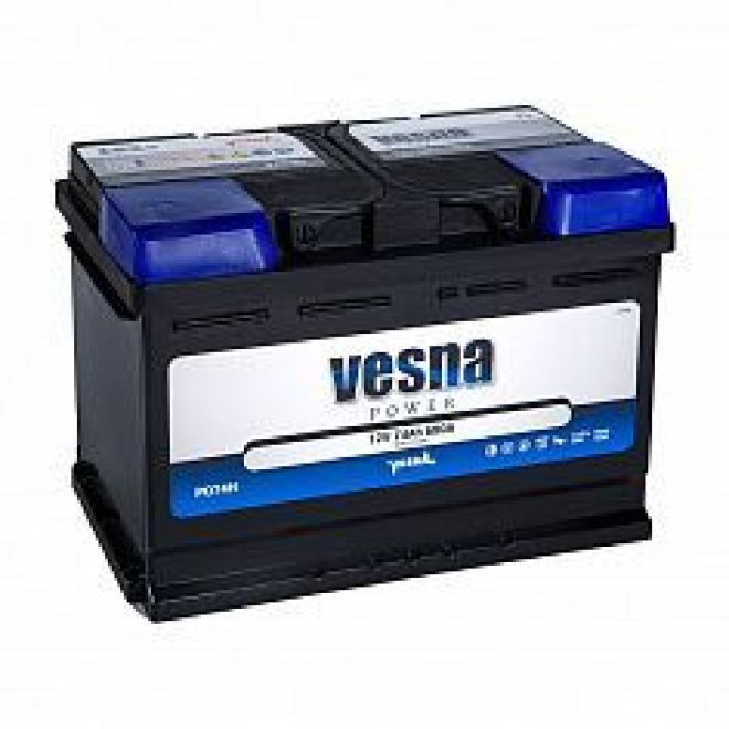 Автомобильный аккумулятор VESNA Power 74.0 L3