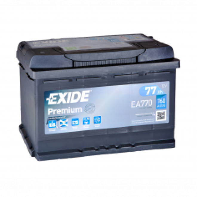 Автомобильный аккумулятор Exide Premium 77.0 (EA770)