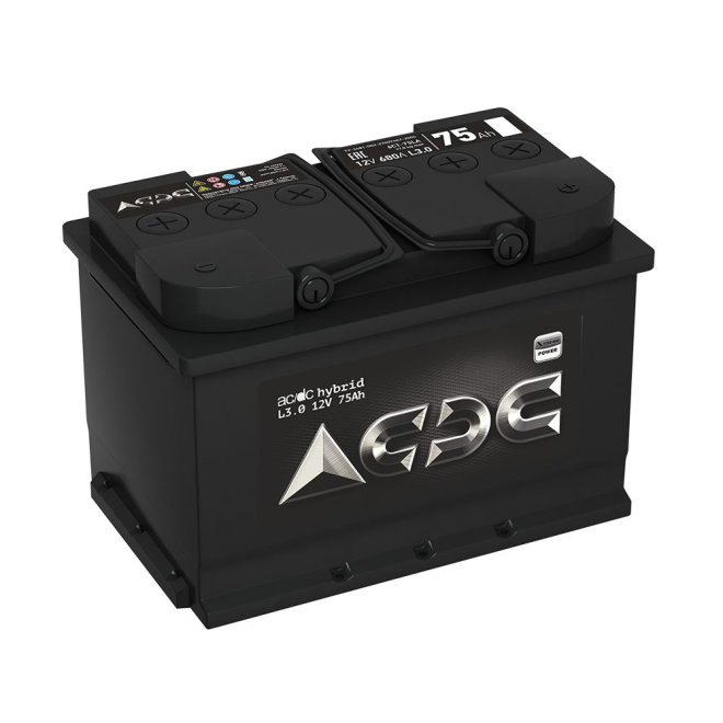 Аккумулятор AC/DC Hybrid 75 обр (L3.0, AL)