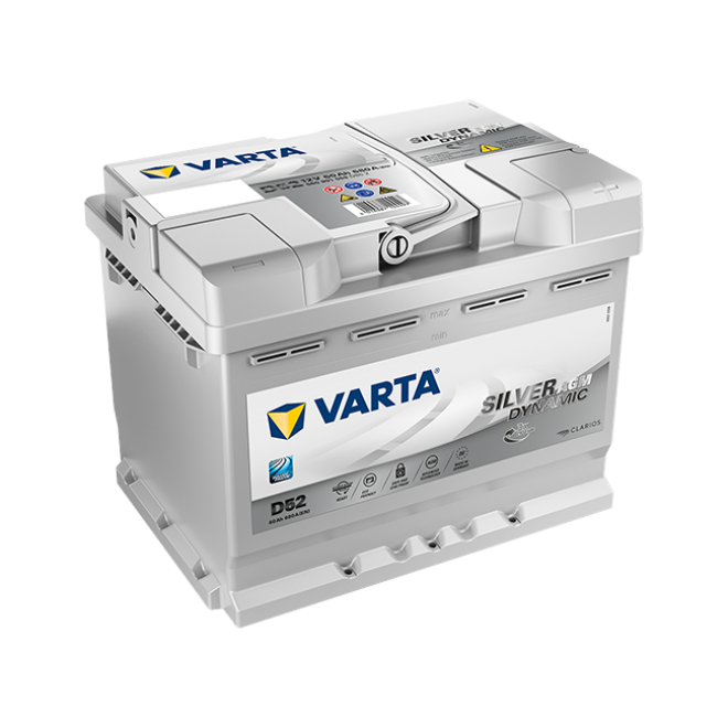 Автомобильный аккумулятор Varta D52 Silver Dynamic AGM Start-Stop Plus (560 901 068) 60Ah
