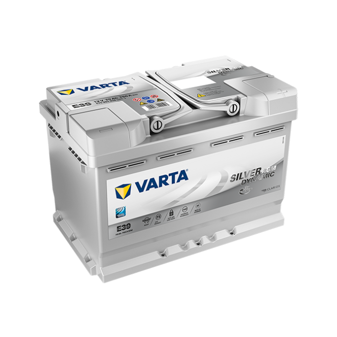 Автомобильный аккумулятор Varta Silver Dynamic AGM E39 Start Stop Plus (570 901 076) 70Ah