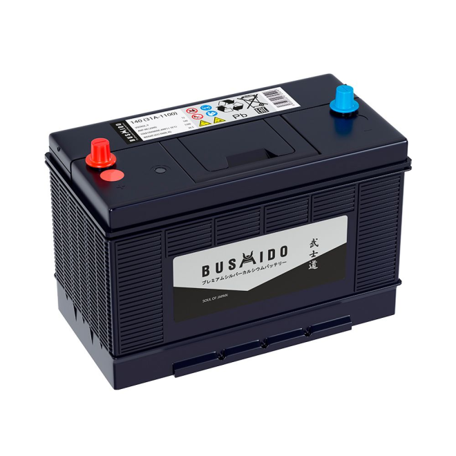 Аккумулятор BUSHIDO SJ   140 уни (31A-1100, конус, CA)
