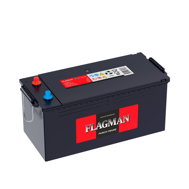 Аккумулятор FLAGMAN   190 обр (205G51R, B.3, конус, CA)