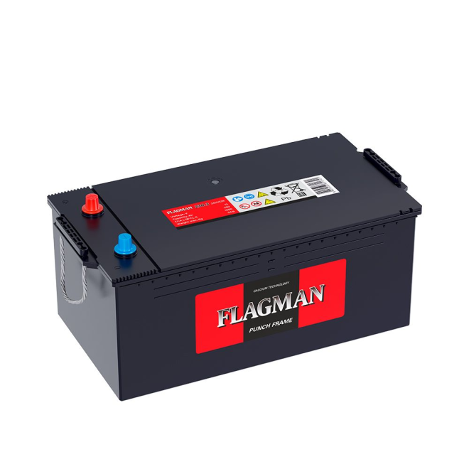 Аккумулятор FLAGMAN   230 обр (245H52R, C.3, конус, CA)