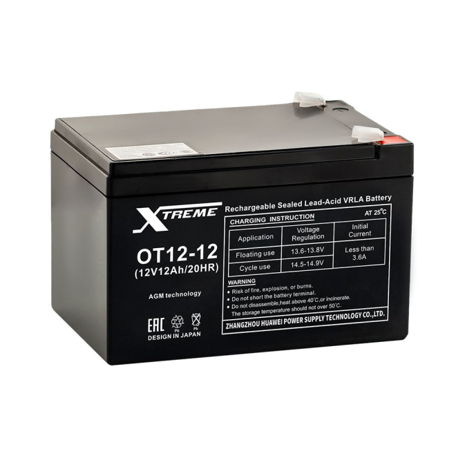 Xtreme VRLA 12v 12Ah (OT12-12)