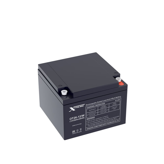 Xtreme VRLA 12v   26Ah (OT26-12)
