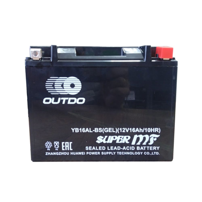 Мото 16Ah OUTDO YB16AL- BS GEL (18Ah)