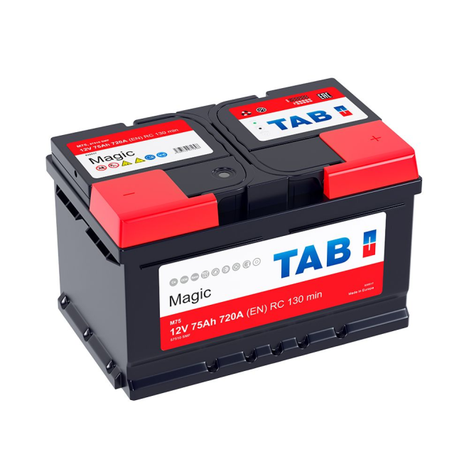 Аккумулятор TAB Magic 75 обр (LB3.0, низк)
