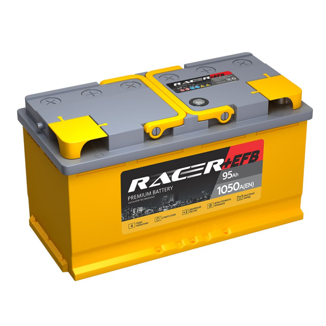 Аккумулятор RACER +EFB 95 обр (L5.0, AK)