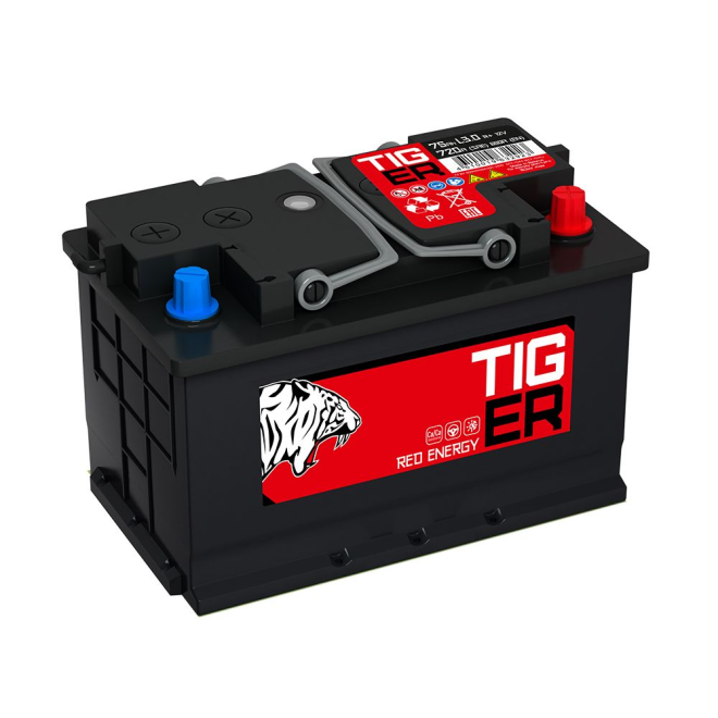 Аккумулятор TIGER 77 обр (L3.0, Красный, KN)