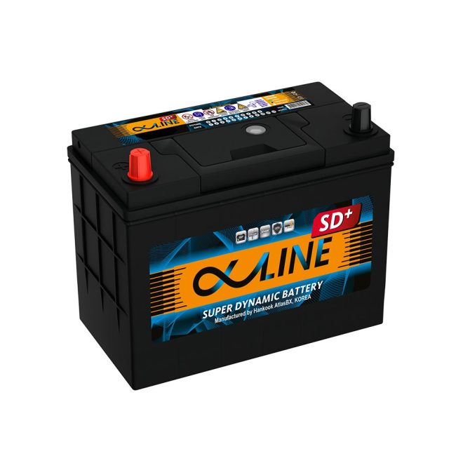 Аккумулятор ALPHALINE SD+  55 пр (70B24R)