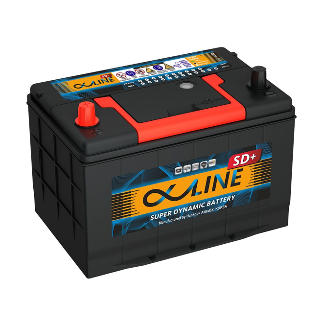 Аккумулятор ALPHALINE SD+  80 пр (95D26R)
