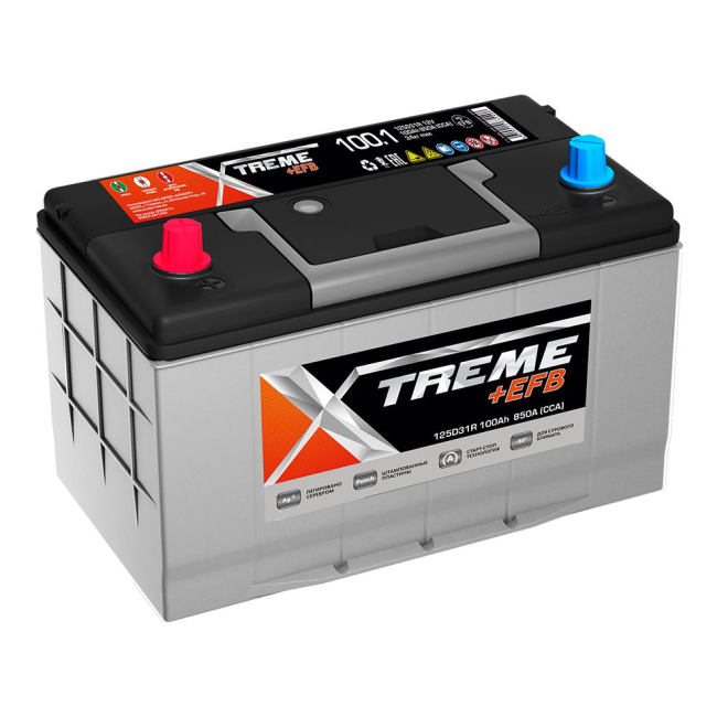 Аккумулятор XTREME +EFB  100 пр (125D31R)