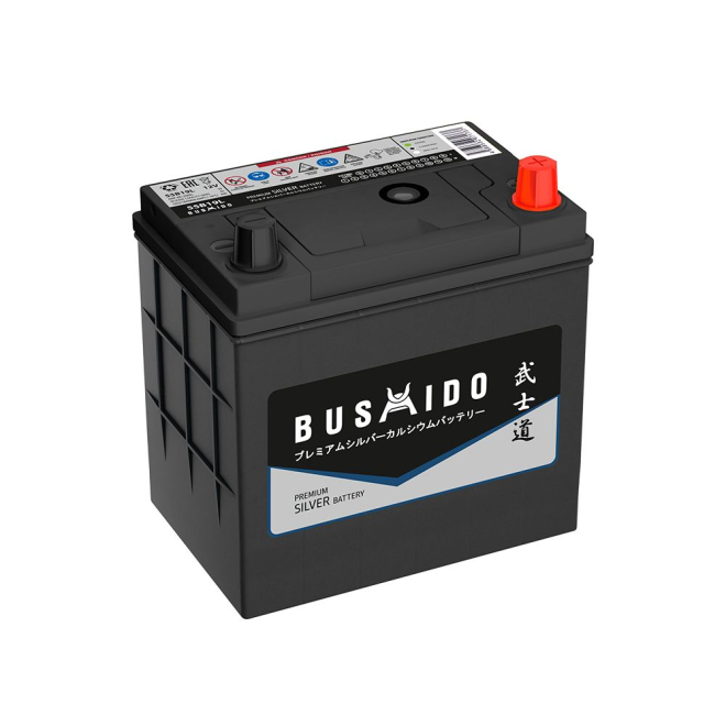 Аккумулятор BUSHIDO Silver  50 обр (55B19L, серый, AT)