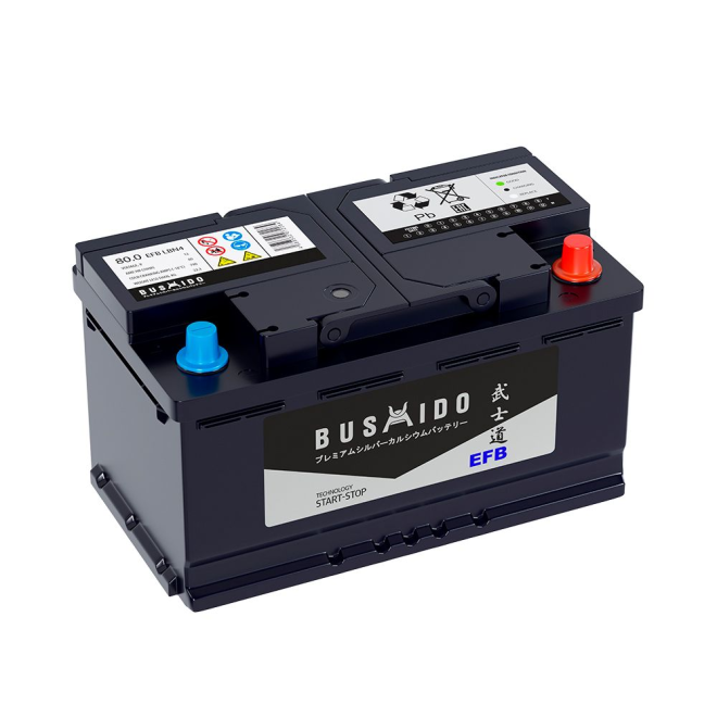 Аккумулятор BUSHIDO EFB 80 обр (LB4.0, CA)