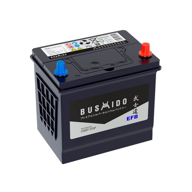 Аккумулятор BUSHIDO EFB  70 обр (95D23L)