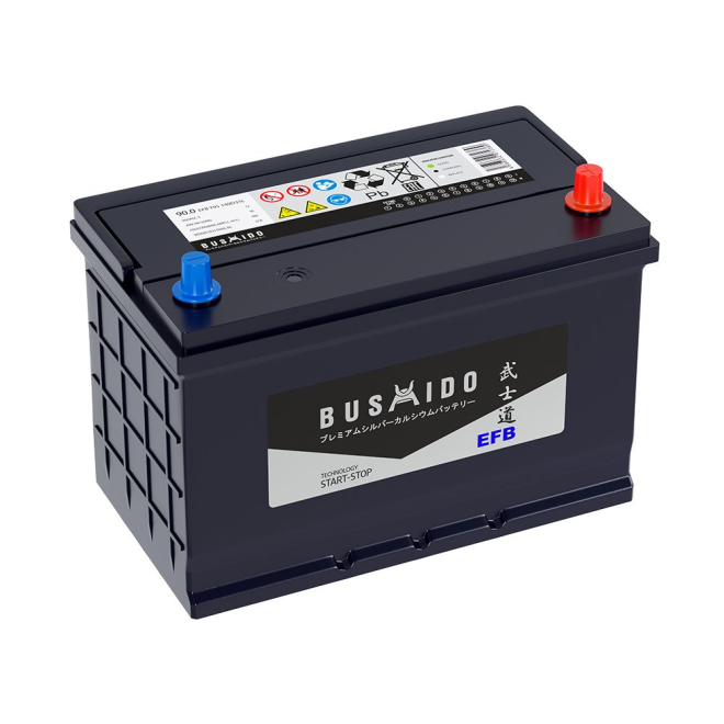 Аккумулятор BUSHIDO EFB  90 обр (140D31L, CA)