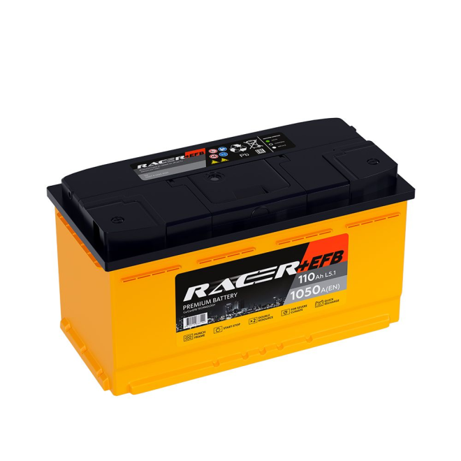 Аккумулятор RACER +EFB 110 пр (L5.1, KN)