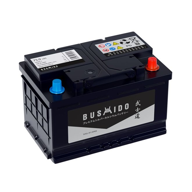 Аккумулятор BUSHIDO SJ 75 обр (LB3.0, низк, CA)