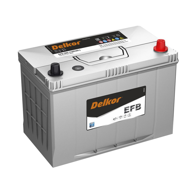 Аккумулятор DELKOR EFB  80 обр (130D26L)