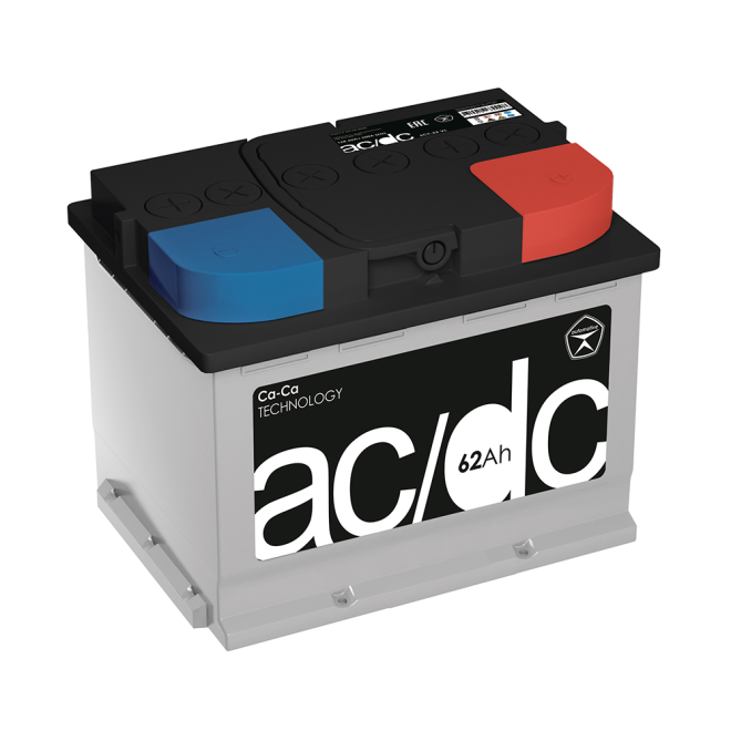 Аккумулятор AC/DC 62 обр (LB2.0, низк, KN)