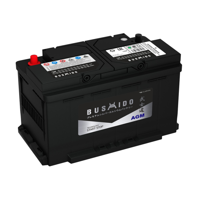 Аккумулятор BUSHIDO AGM 80 обр (LN4.0)