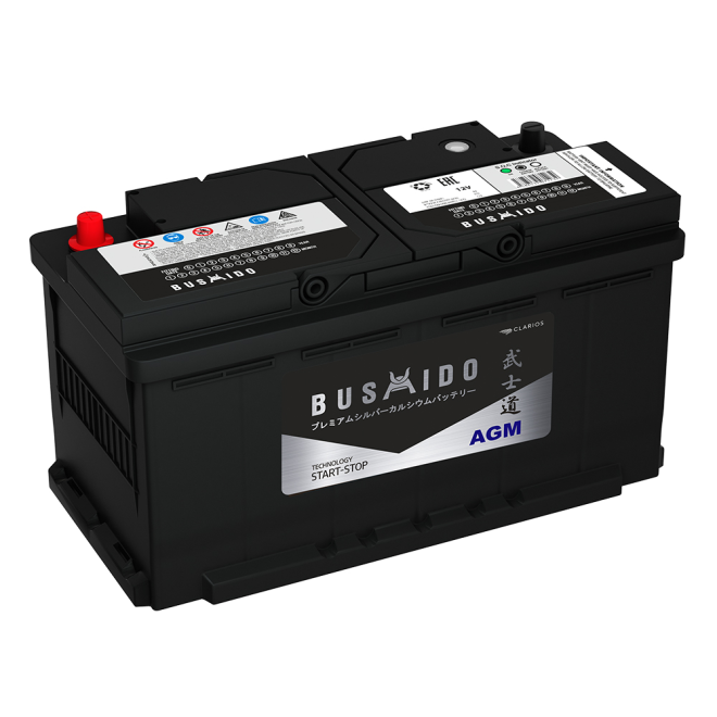 Аккумулятор BUSHIDO AGM 95 обр (LN5.0)