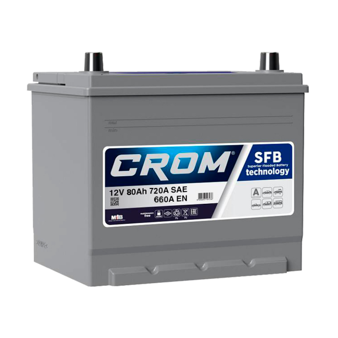 Аккумулятор CROM  80 обр (95D26FL)