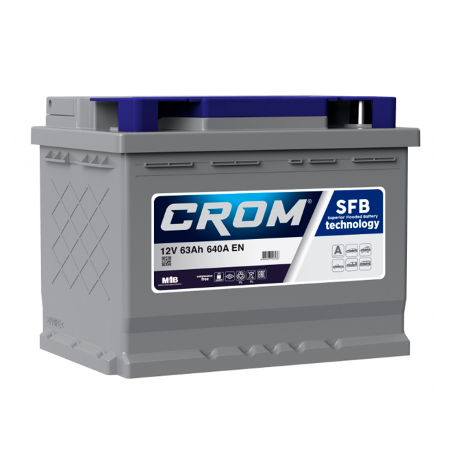 Аккумулятор CROM 63 пр (L2.1, 640А)