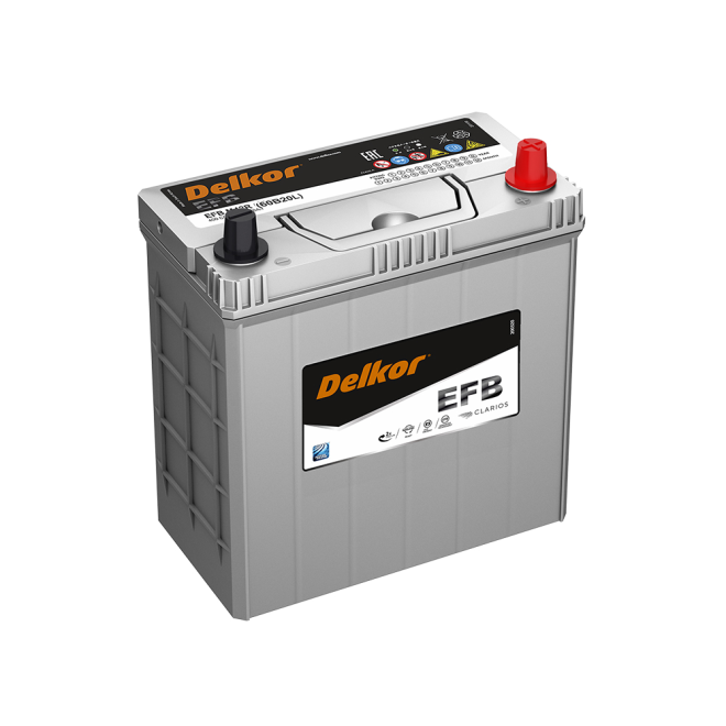 Аккумулятор DELKOR EFB  40 обр (60B20L)
